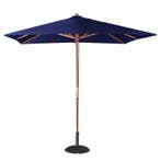 Parasol vierkant donkerblauw 2,5 meter | 2,7(h)x 2,5(Ø)m, Articles professionnels, Verzenden