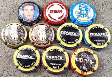 Collectie champagnecapsules - Grote partij van 40 capsules