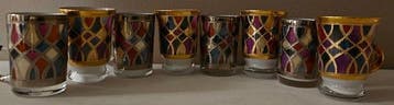 ISMIE LUX - Drinkservies (8) - Exclusieve kelken Arlecchino