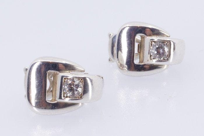 Hermès - Oorbellen - Cassiopée with sapphires (vintage) -, Handtassen en Accessoires, Oorbellen