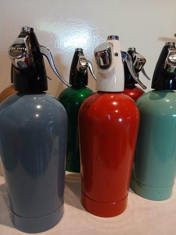 Siphon (6) - Set de 6 bouteilles sifon en fer