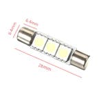 AMPOULE LED TYPE FUSIBLE 28MM 3LED, Autos : Pièces & Accessoires, Verzenden