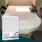 Queensbed molton waterdichte matrasbeschermer, Nieuw, Wit