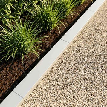 vidaXL Afdekprofiel voor tuinranden 10 st 100 x 10 x 5 cm, Verzenden, Nieuw