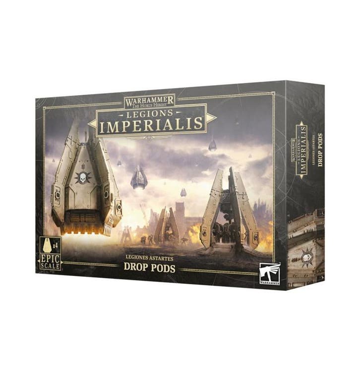 The Horus Heresy Legiones Astartes Drop Pods (warhammer, Hobby en Vrije tijd, Wargaming, Ophalen of Verzenden