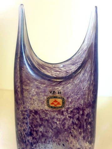 Glasfabriek Leerdam - Sybren Valkema - Balustervaas - Glas -