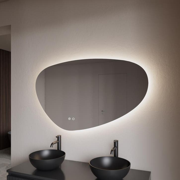 Spiegel BWS Archa Organisch LED Verlichting 70cm, Bricolage & Construction, Sanitaire, Enlèvement ou Envoi
