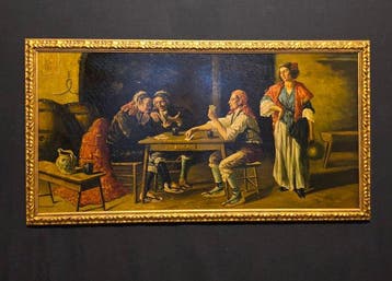 Spaanse school (XX) - Partita a carte - XL format