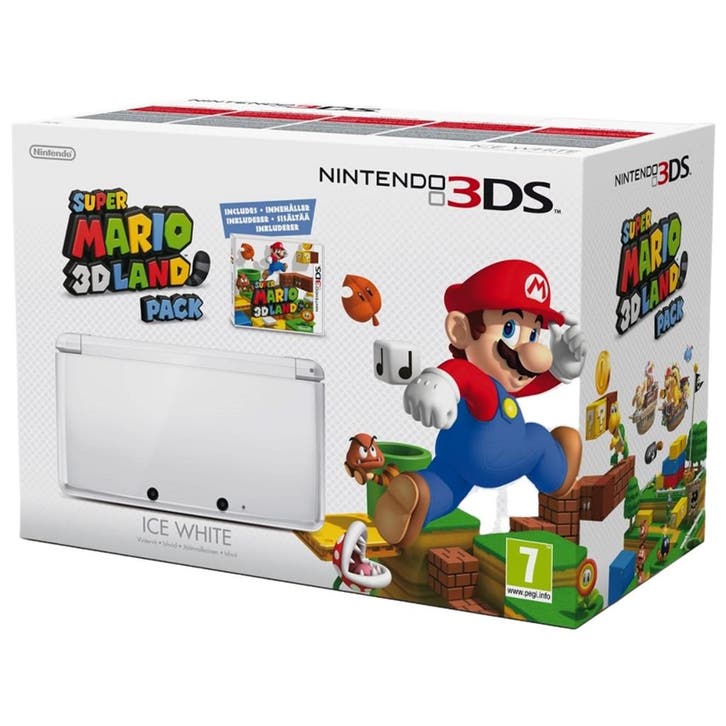 Nintendo 3DS - Ice White - Super Mario 3D Land Pack, Games en Spelcomputers, Spelcomputers | Nintendo 2DS en 3DS, Verzenden