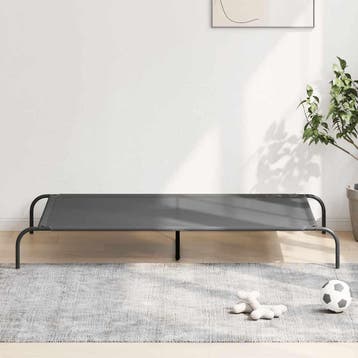 vidaXL Hondenmand verhoogd 150x90x20 cm textiel en staal, Verzenden, Nieuw