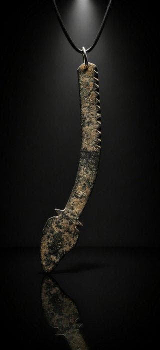 Middeleeuwse Vikingtijd Draagbare bronzen beschermende