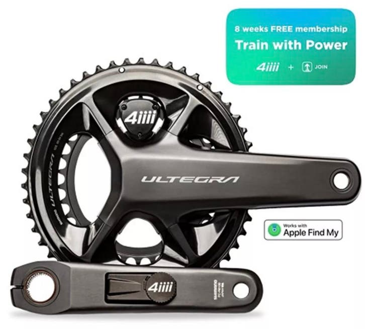 Ultegra R8100 4iiii Powermeter Dubbel 160/165mm NIEUW !!!!, Fietsen en Brommers, Fietsonderdelen, Crankstel of Pedalen, Nieuw
