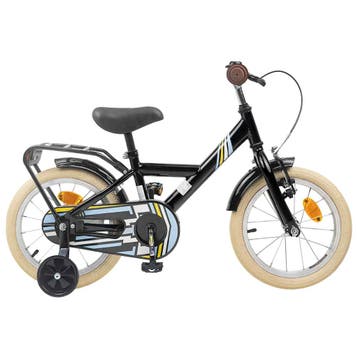 vidaXL Kinderfiets 12 Inch voor 2-4 jaar oud Zwart, Verzenden