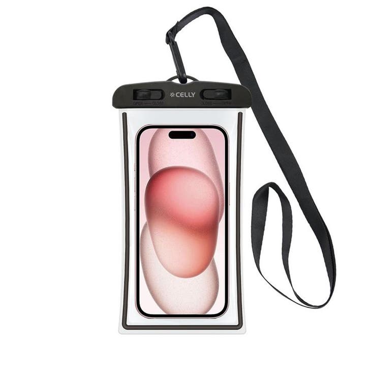 Celly Splashbag Black – Waterdichte Telefoonhoes, Telecommunicatie, Telefoonhouders, Nieuw, Verzenden