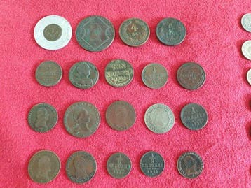 Oostenrijk. Lot of 50+ coins incl. silver, various metals