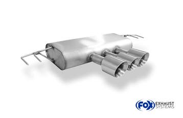 FOX Honda Civic X Type R einddemper kruiselings uitgang rech, Auto-onderdelen, Uitlaatsystemen, Verzenden, Nieuw