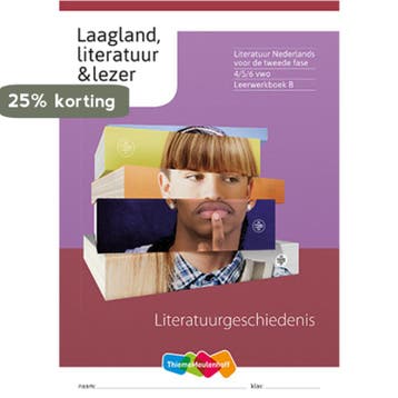 4/5/6 vwo / Laagland, literatuur & lezer / Leerwerkboek B, Verzenden, Zo goed als nieuw, Willem van der Pol