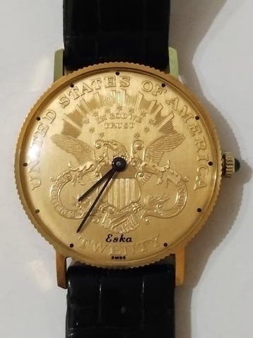 Eska - 18k gold coin 20$ - 18K 11-214 - Heren - 1980, Nieuw