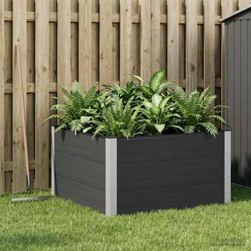 vidaXL Verhoogde plantenbak Zwart 100 x 100 x 54 cm WPC en, Verzenden