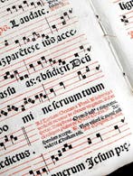 Catholic Church - Antiphonarium Romanum sheet Gregorian