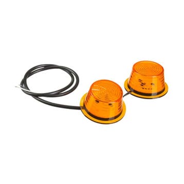 Horpol Deense LED Breedtelamp Units oranje 2 Stuks, Auto-onderdelen, Verzenden, Nieuw