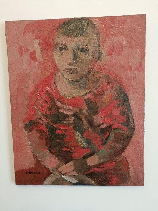 Leonardo Spreafico (1907-1974) - Lapprendista arrotino, Antiek en Kunst, Kunst | Schilderijen | Modern