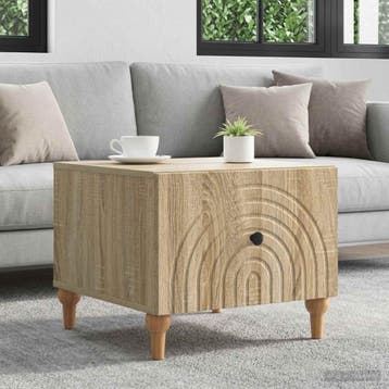 vidaXL Salontafel met lade Sonoma Eiken 49 x 50 x 40 cm, Verzenden, Nieuw