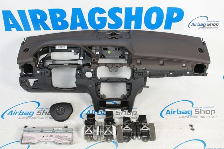 Airbag set - Dashboard bruin zwart Mercedes GLK facelift (20, Autos : Pièces & Accessoires, Tableau de bord & Interrupteurs