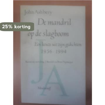 De mandril op de slagboom 9789029046381 John Ashbery, Verzenden, Gelezen, John Ashbery