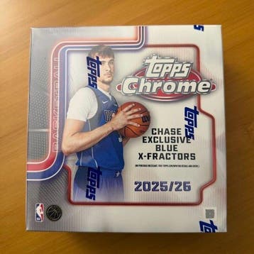 2025/26 Topps Chrome Originele verpakking - 1 Box -, Nieuw