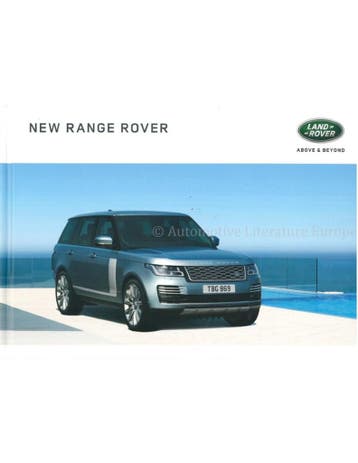 2018 RANGE ROVER HARDCOVER BROCHURE ENGELS, Ophalen of Verzenden, Nieuw