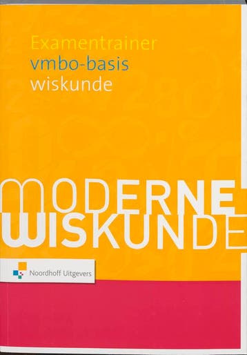 Moderne wiskunde Examentrainer Slim Slagen / Vmbo-basis, Verzenden, Zo goed als nieuw, Cees de Hoog