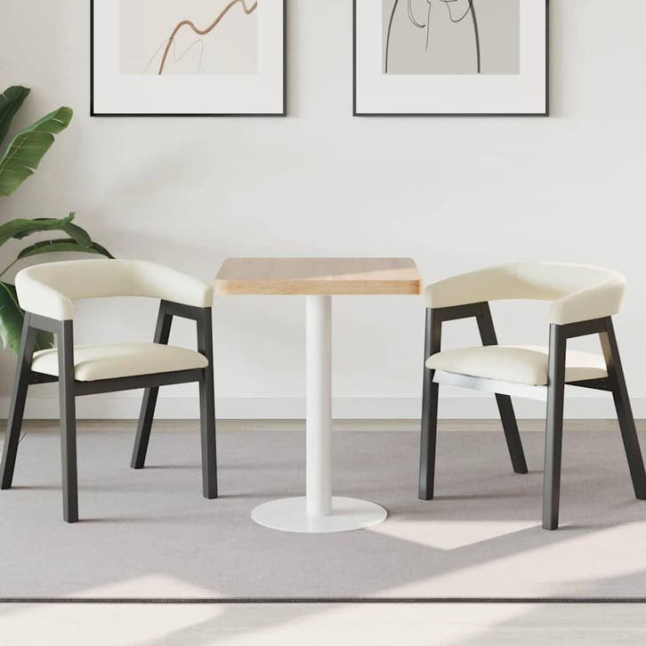 Bistrotafel lichtbruin: Tweede kansje, OP = OP!, Tuin en Terras, Tuintafels, Vierkant, Zo goed als nieuw, Overige materialen, Verzenden