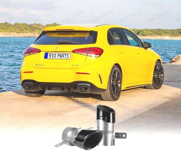 EMBOUT D´ÉCHAPPEMENT MERCEDES W177 18- A35 AMG NOIR, Autos : Pièces & Accessoires, Systèmes d'échappement, Envoi