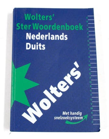 STERWRDBOEK NEDERLANDS-DUITS 9789001813031 GRONINGEN WOLTERS, Verzenden, Nederlands, GRONINGEN WOLTERS, Zo goed als nieuw