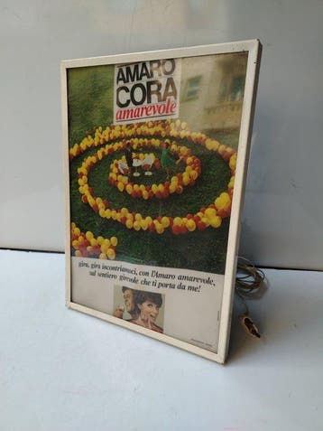Cora - Reclamebord - Plastic, 1968s