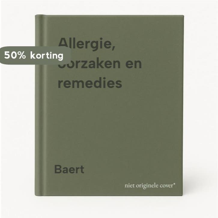 Allergie, oorzaken en remedies 9789076229775 Baert, Boeken, Gezondheid, Dieet en Voeding, Gelezen, Verzenden