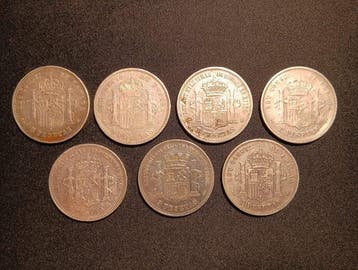 Spanje. Gobierno Provisional-Alfonso XIII. 5 Pesetas
