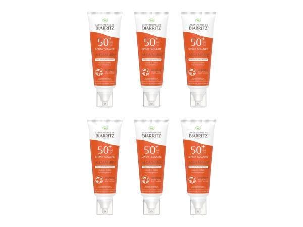 Veiling - 6x Laboratoires de Biarritz Zonnebrandspray 50+ 10, Elektronische apparatuur, Zonnebanken en Gezichtsbruiners