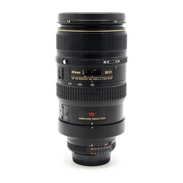 Nikon 80-400mm F4.5-5.6D ED VR AF F-Mount (Occ), Ophalen of Verzenden, Telelens
