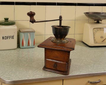 Koffiemolen - Hout, Metaal