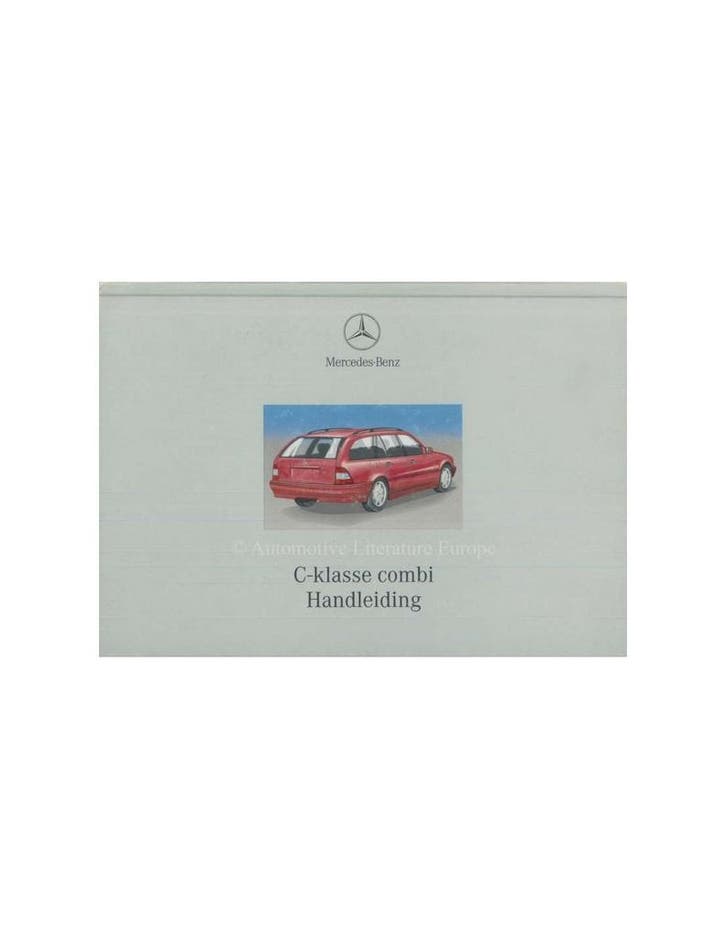 2000 MERCEDES BENZ C KLASSE COMBI INSTRUCTIEBOEKJE NEDERLA.., Autos : Divers, Modes d'emploi & Notices d'utilisation, Enlèvement ou Envoi
