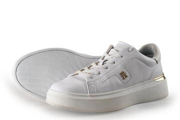 Tommy Hilfiger Sneakers in maat 41 Wit, Kleding | Dames, Verzenden, Wit, Zo goed als nieuw, Sneakers