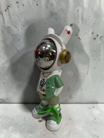 WASE - Beeldje - ASTRO HEINEKEN BEER CUSTOM POP ART - Hars