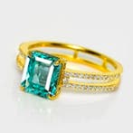 Sans prix de réserve - Bague - 14 carats Or jaune, IGI 1,99, Nieuw