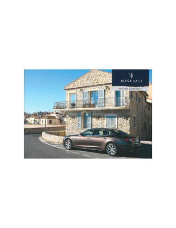 2011 MASERATI QUATTROPORTE VI ACCESSOIRES BROCHURE ENGELS