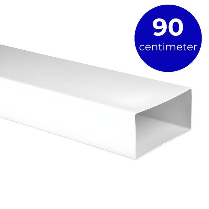 Kunststof rechthoekig kanaal 120 x 60mm (lengte 90cm), Doe-het-zelf en Bouw, Ventilatie en Afzuiging, Nieuw, Verzenden