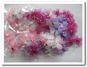 Vlindertjes Mix Pastel 2,5 cm ca. 400 stuks