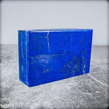 Zeer oud koningsblauw lapis lazuli juwelenkist- 756.66 g, Verzamelen