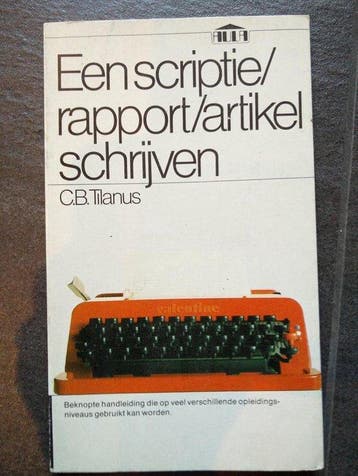 Scriptie rapport artikel schryven - Tilanus, Verzenden, Nieuw
